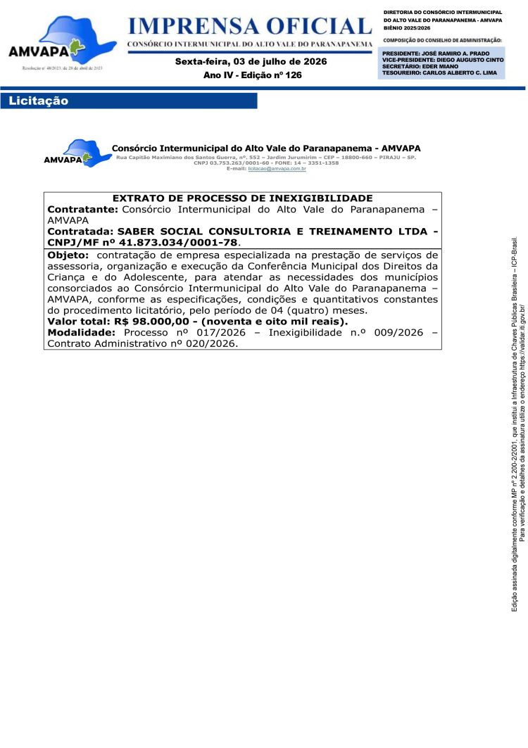 Ano IV – Edição 126